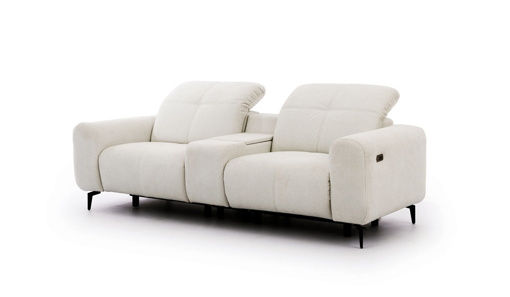 Este 2 osobowa sofa z funkcją relaksu i panelem