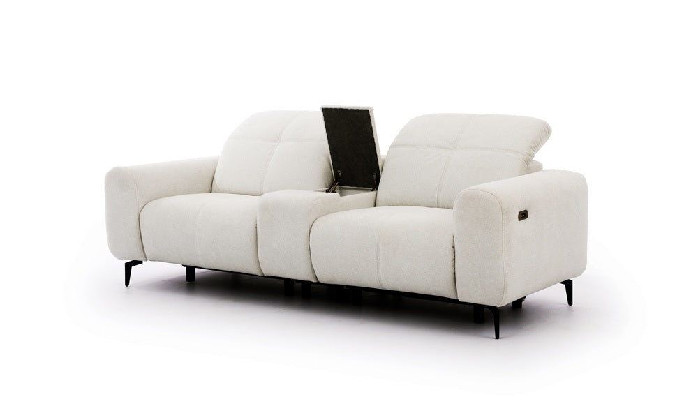 Este 2 osobowa sofa z funkcją relaksu i panelem