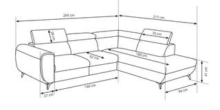 Mona Narożnik z funkcją spania