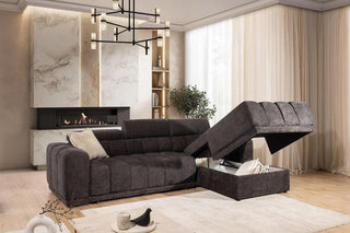 Augusto Corner Sofa Bed With Storage
