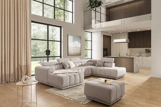 Augusto U Shape Corner Sofa Bed with Storage